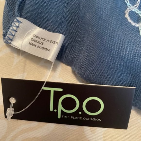 Women's White w/Floral Print Bohemian Kimono L NWT - Picture 9 of 9